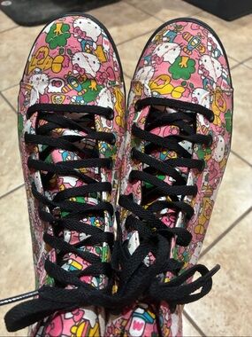 Vans Hello Kitty Pink Multi-Color High-Top Sneakers